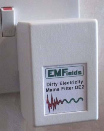 Pack de 3 filtros de "electricidade poluída"